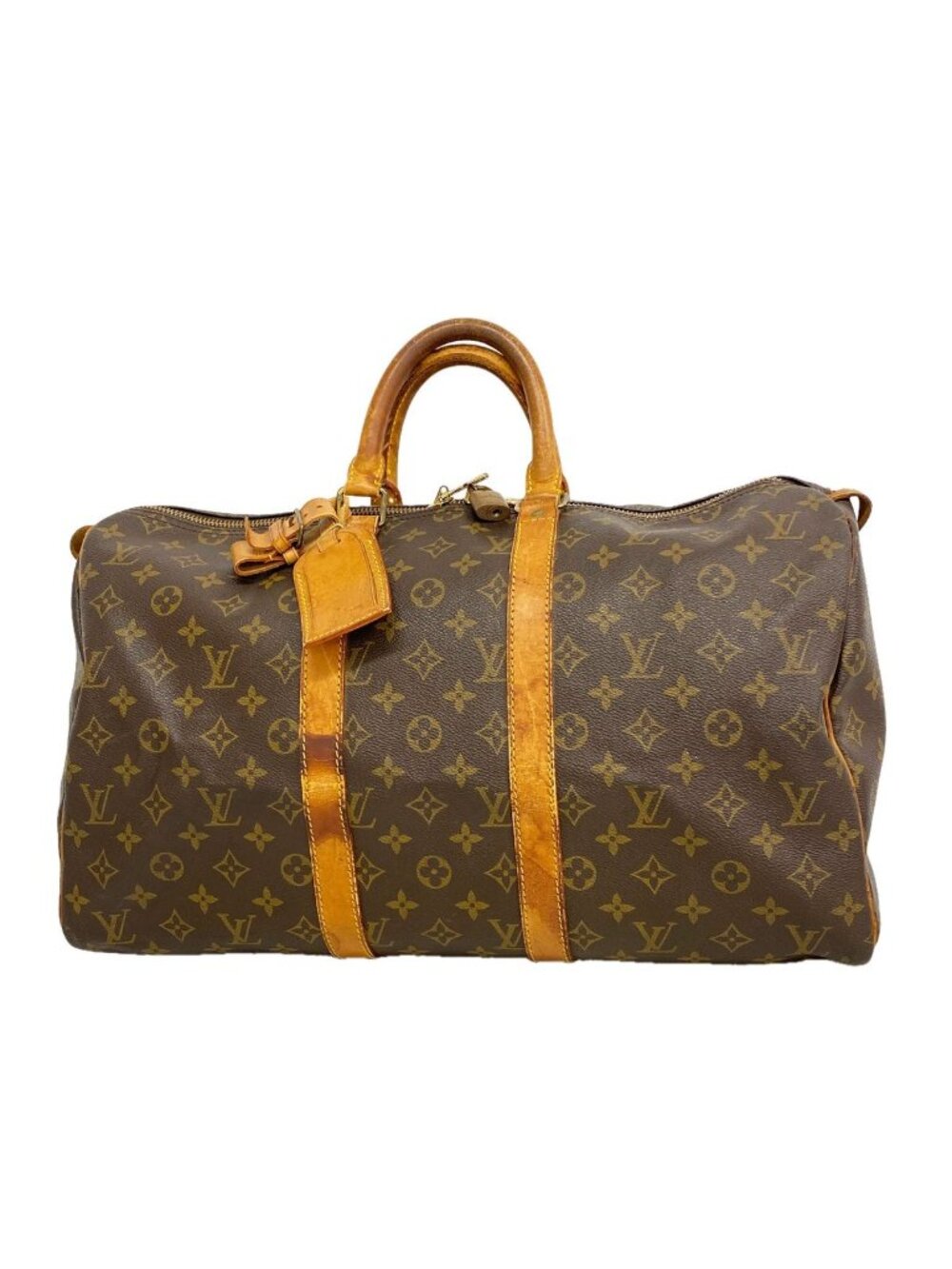 Louis Vuitton Boston Bag Monogram Keepall 45 Brown